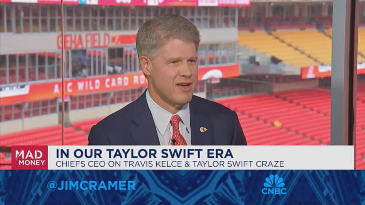 KC Chiefs CEO: Our female audience has grown 'leaps and bounds' due to Taylor Swift & Travis Kelce