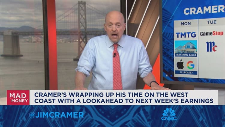 Jim Cramer looks ahead to next week's market game plan
